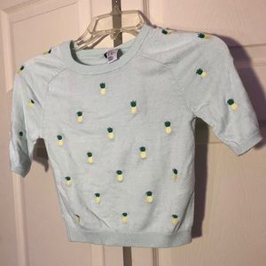 🍍 Cute Pineapple Crop Shirt 🍍